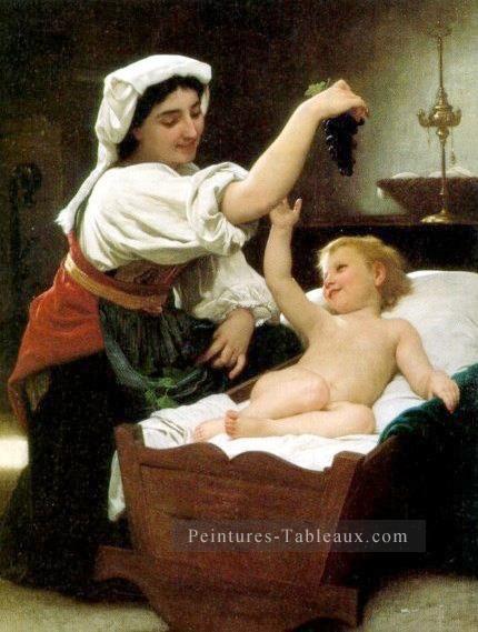La grappe de raisin réalisme William Adolphe Bouguereau Peintures à l'huile